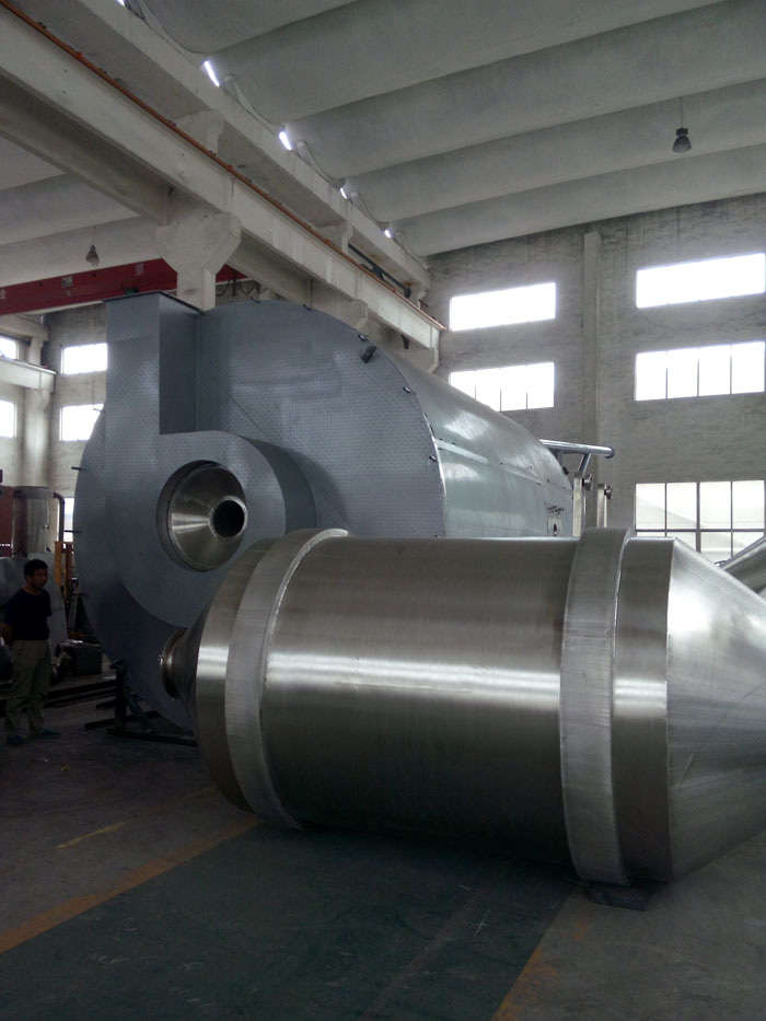 EYH系列二維運(yùn)動混合機(jī)完工